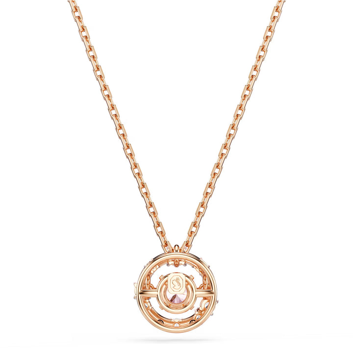 Swarovski Constella Halskette Rundschliff Dancing Stone Rosa Roségold Legierungsschicht - 5744244