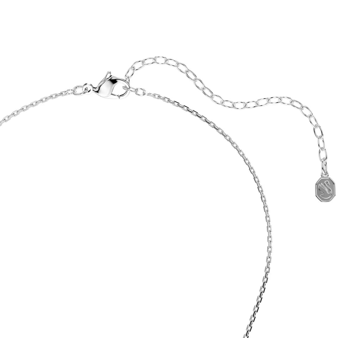 Swarovski Constella Halskette Rundschliff Dancing Stone Weiss Rhodiniert - 5738247