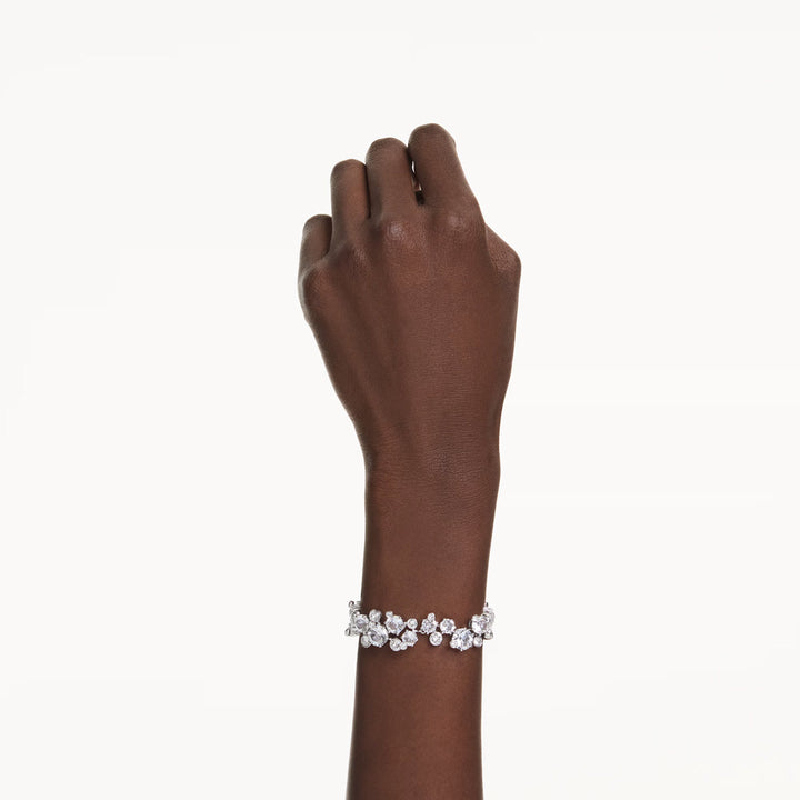 Swarovski Constella Armband Verschiedene Schliffe Weiss Rhodiniert - 5722469