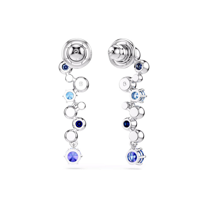 Swarovski Constella Drop Ohrhänger Verschiedene Schliffe Blau Rhodiniert - 5732775