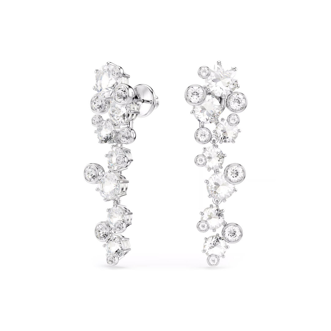 Swarovski Constella Drop Ohrhänger Verschiedene Schliffe Weiss Rhodiniert - 5732252