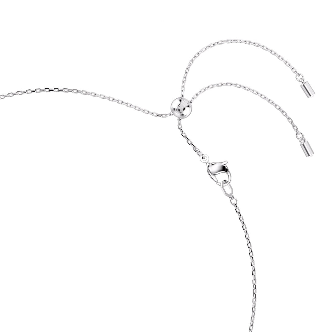Swarovski Constella Halskette Kristallperle Rundschliffe Weiss Rhodiniert - 5705626
