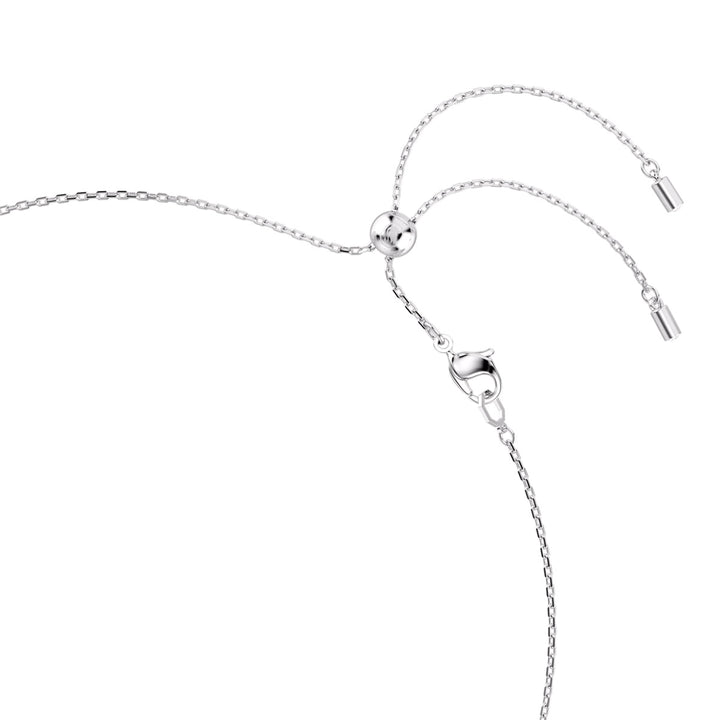 Swarovski Constella Halskette Kristallperle Rundschliffe Weiss Rhodiniert - 5705626