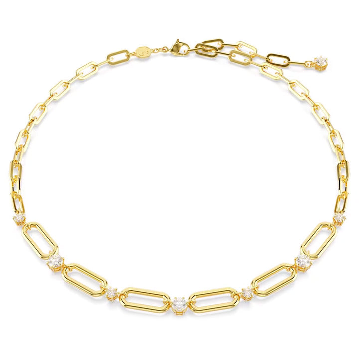 Swarovski Dextera Halskette Weiss Gold - 5683354