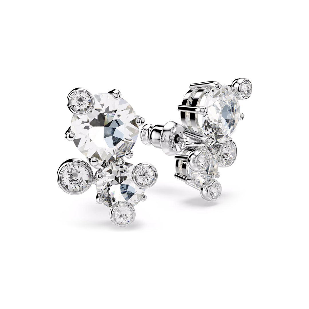 Swarovski Constella Ohrstecker Rundschliff Weiss Rhodiniert - 5732253