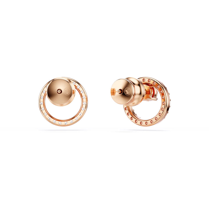 Swarovski Constella Ohrstecker Rundschliff Weiss Roségold Legierungsschicht - 5692263
