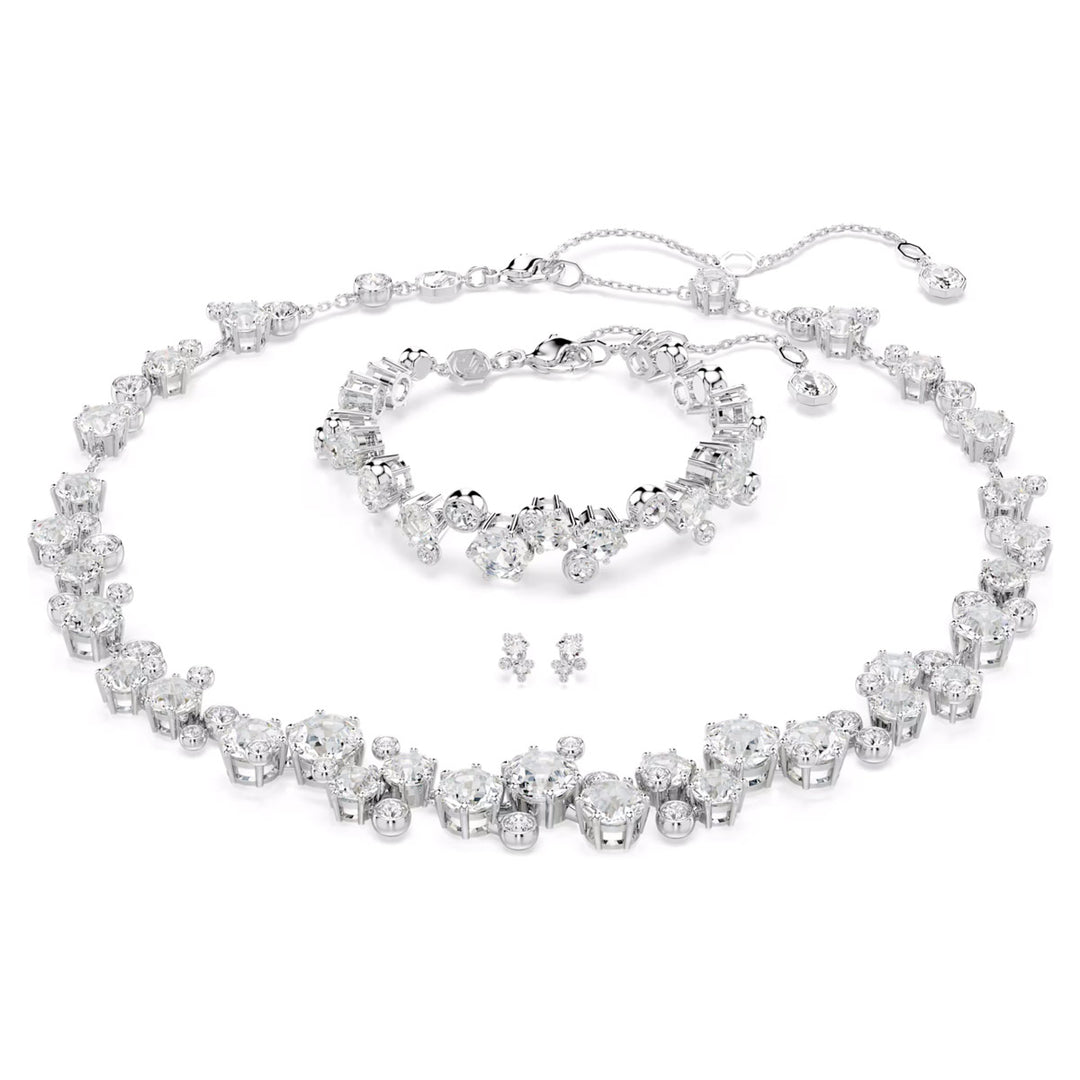 Swarovski Set Constella Taglio misto Bianco Placcato rodio - 5738285