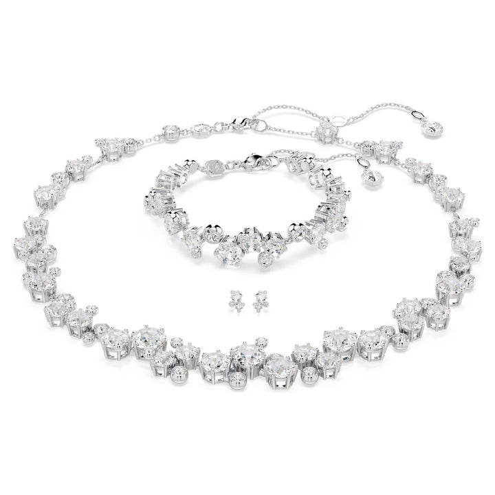 Swarovski Set Constella Taglio misto Bianco Placcato rodio - 5738285