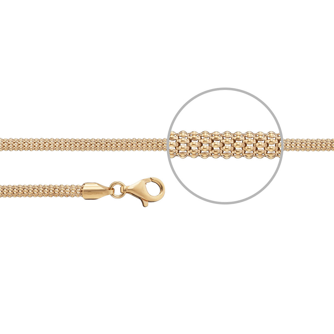 Der Kettenmacher Koreanerarmband Tondo Gold
