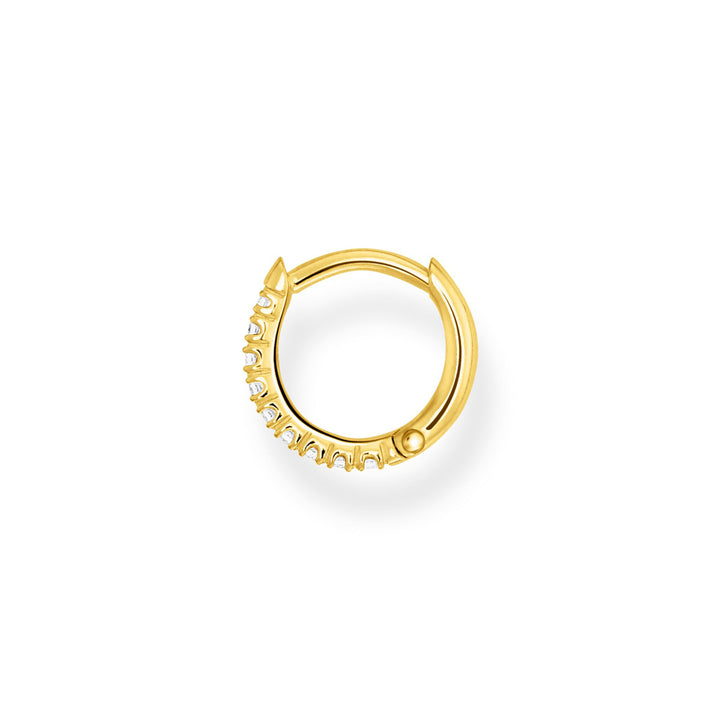 Thomas Sabo Einzel Creole Weisse Steine Gold - CR658-414-14