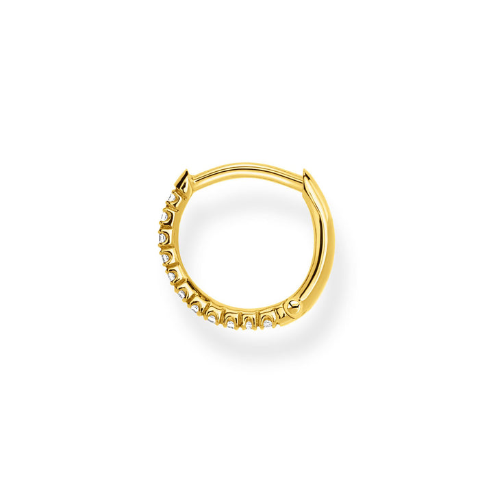 Thomas Sabo Einzel Creole Weisse Steine Gold - CR659-414-14