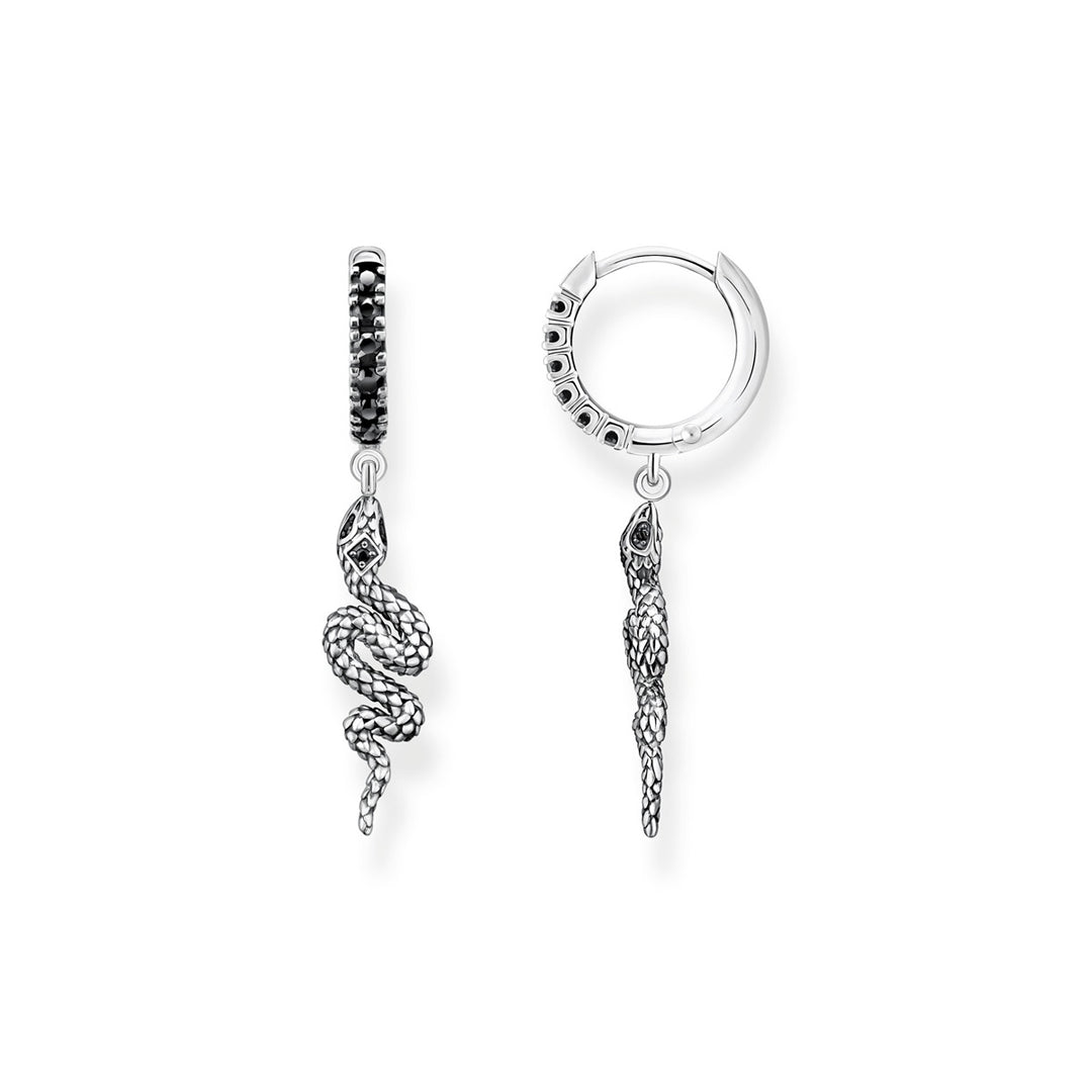Thomas Sabo Creolen Geschwärzt Schlange und Schwert - CR713-643-11