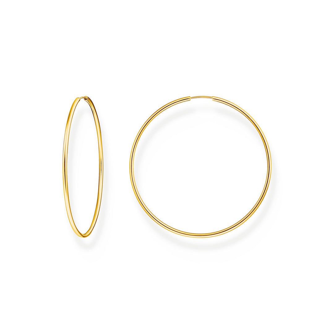 Créoles Thomas Sabo grand modèle plaqué or - CR729-413-39