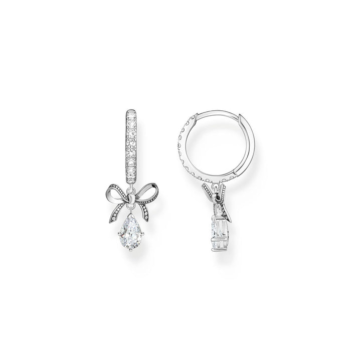 Thomas Sabo Creolen mit Schleifen Anhänger Silber - CR749-643-14