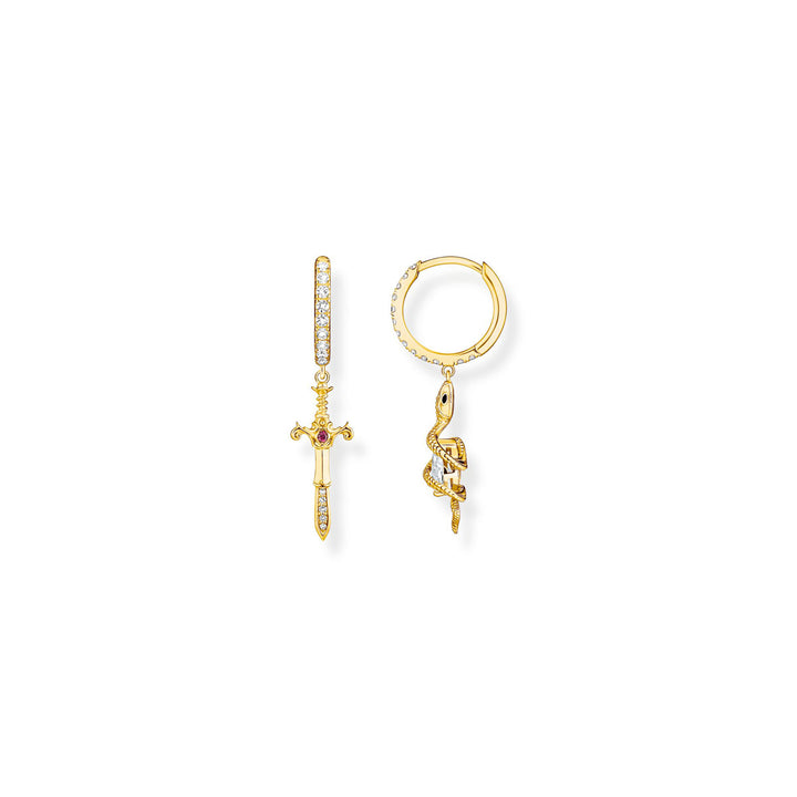 Thomas Sabo Creolen mit Anhänger Tempting Romance vergoldet - CR750-995-7