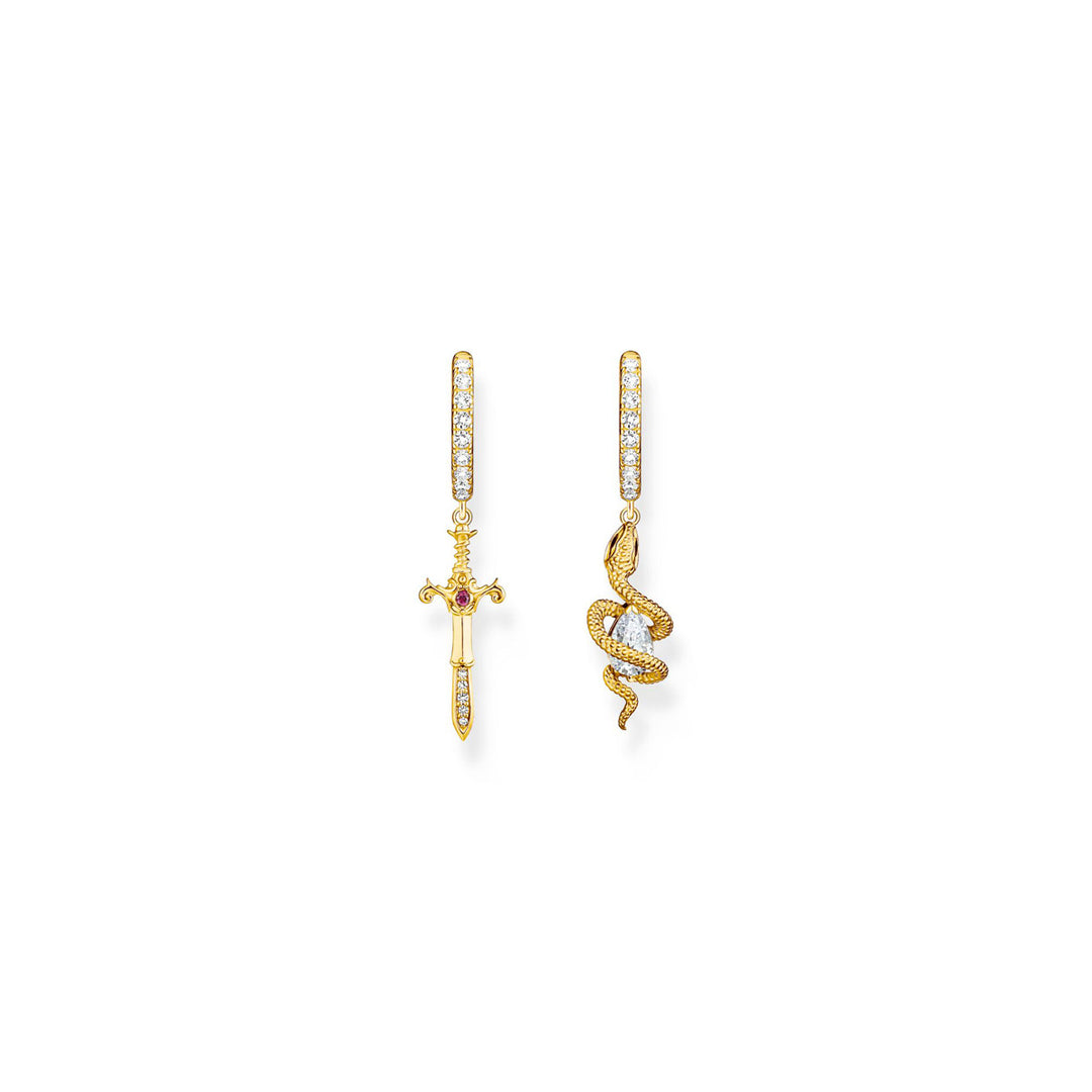 Thomas Sabo Creolen mit Anhänger Tempting Romance vergoldet - CR750-995-7