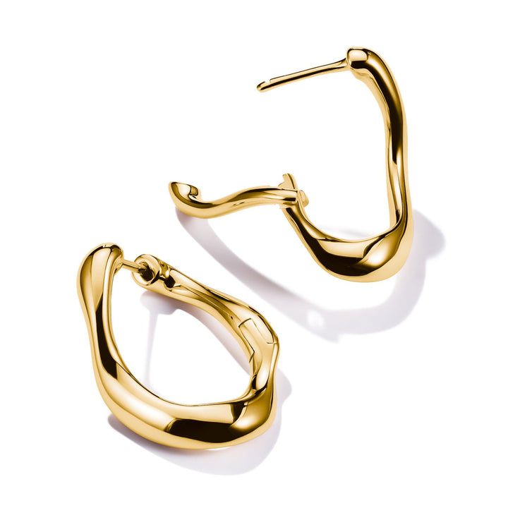 Thomas Sabo Creolen klein Natural Beauty vergoldet - CR754-413-39