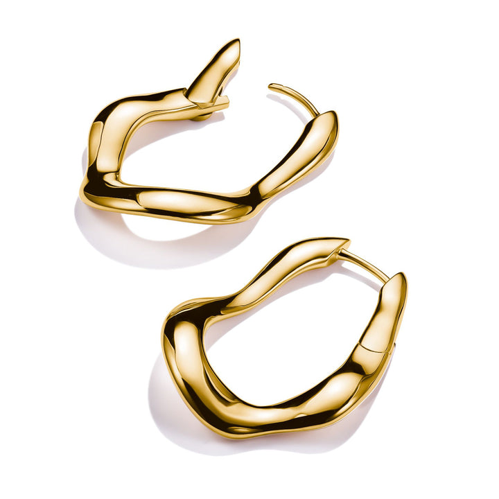 Thomas Sabo Creolen gross Natural Beauty vergoldet - CR755-413-39