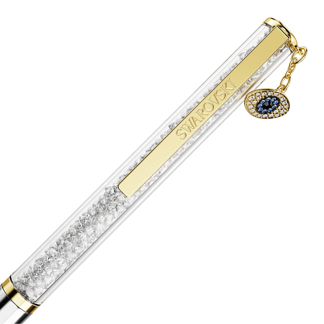 Swarovski Crystalline Kugelschreiber Böser Blick Goldfarben Metallmix - 5728729