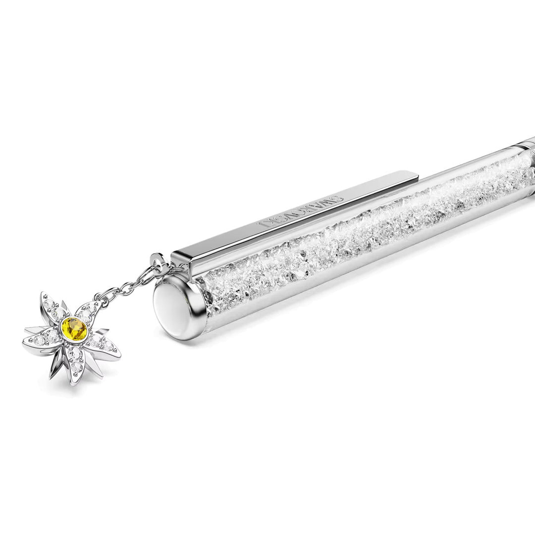 Swarovski Crystalline Kugelschreiber Edelweiss Weiss lackiert verchromt - 5733002