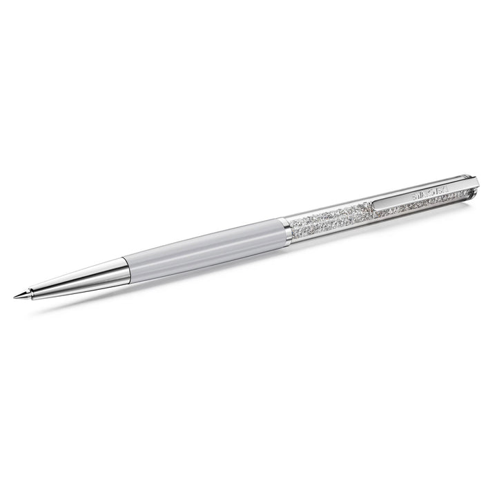 Swarovski Crystalline Silk ballpoint pen White lacquered Chrome Plated - 5709613