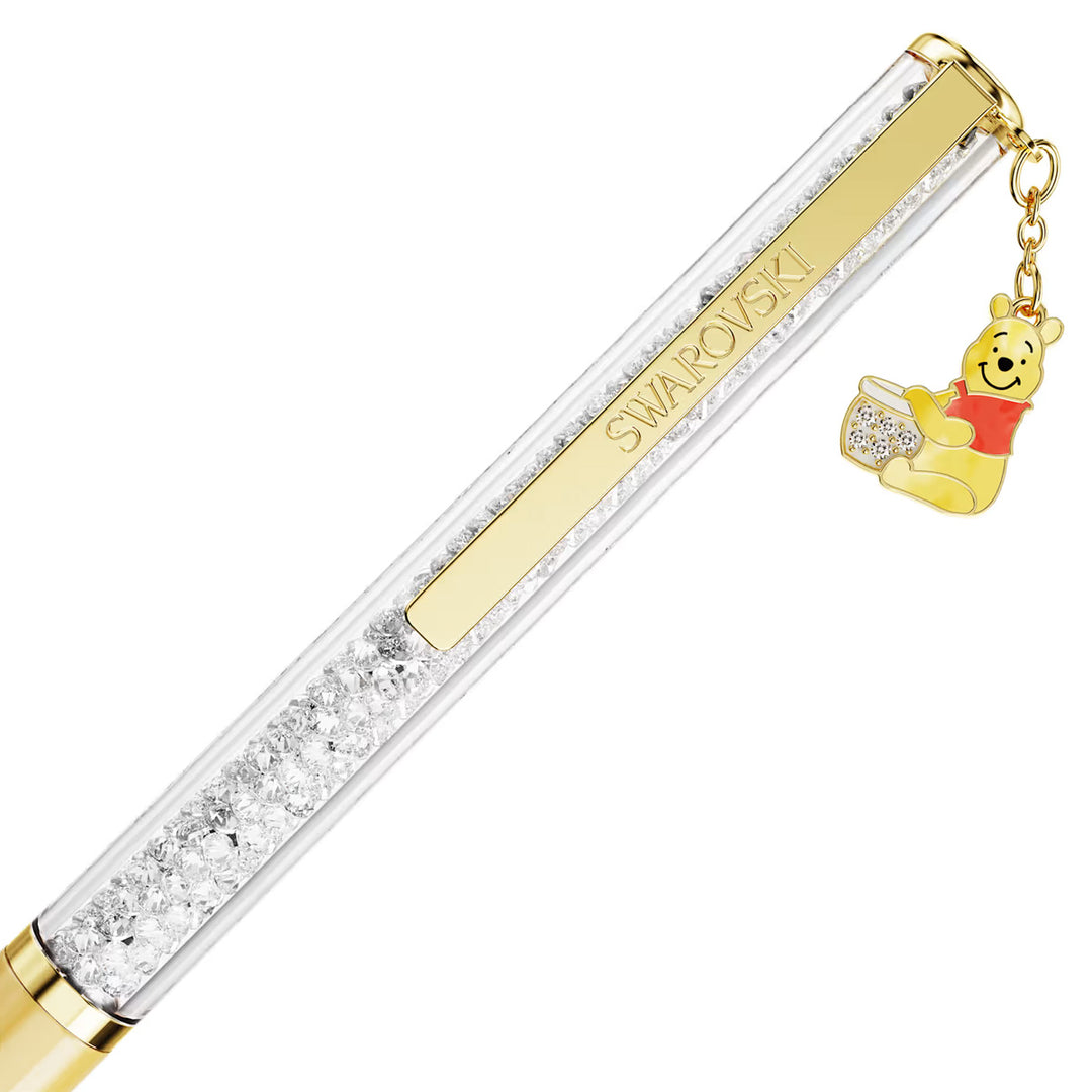 Swarovski Crystalline Kugelschreiber Pu der Bär Gelb lackiert Goldlegierungsschicht - 5742784