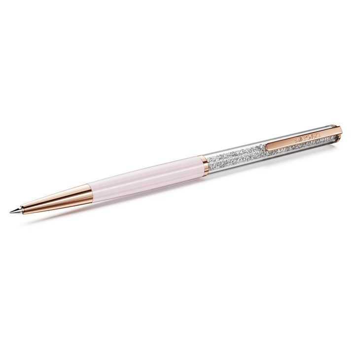 Swarovski Crystalline Silk ballpoint pen Pink lacquered Rose gold tone plated - 5709614