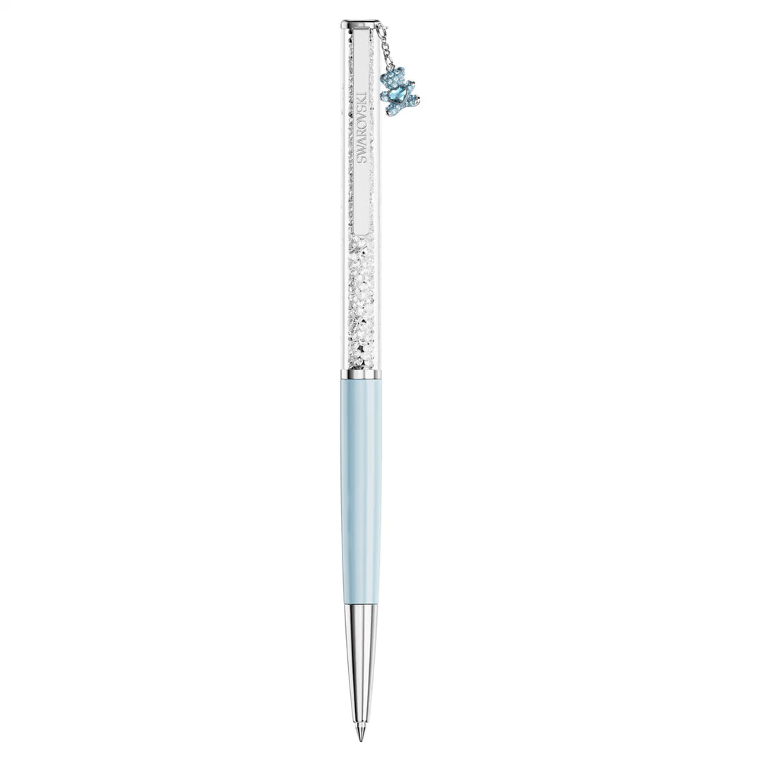 Swarovski Crystalline Kugelschreiber Teddy Blau lackiert verchromt - 5732980