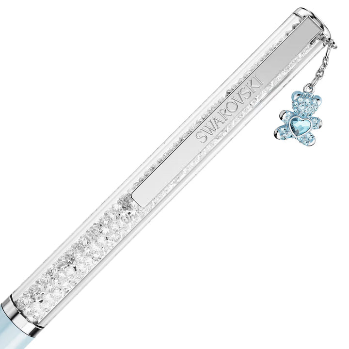 Swarovski Crystalline Kugelschreiber Teddy Blau lackiert verchromt - 5732980