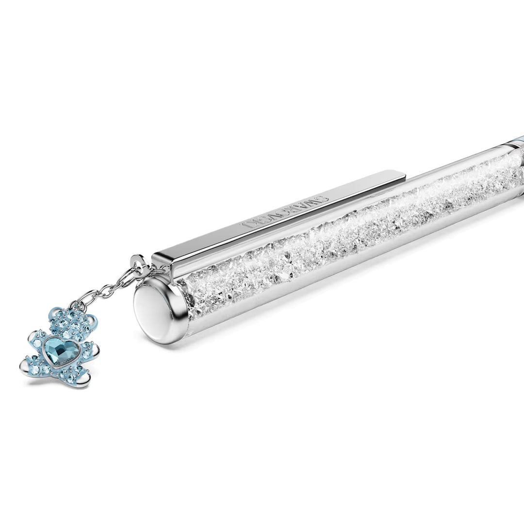 Swarovski Crystalline Kugelschreiber Teddy Blau lackiert verchromt - 5732980