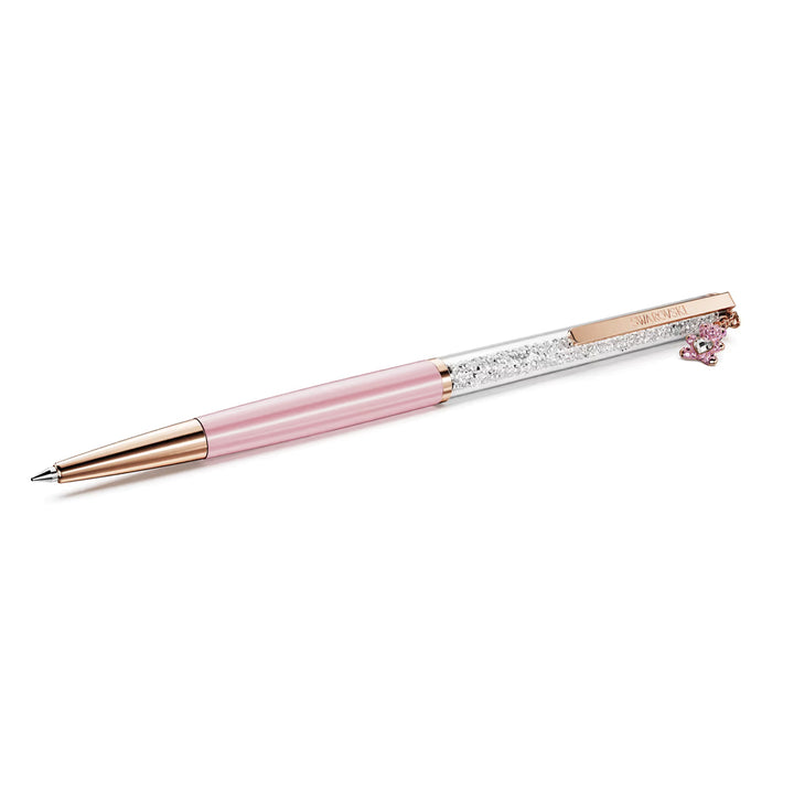 Swarovski Crystalline Ballpoint Pen Teddy Pink Pink lacquered Rose gold tone plated - 5714329