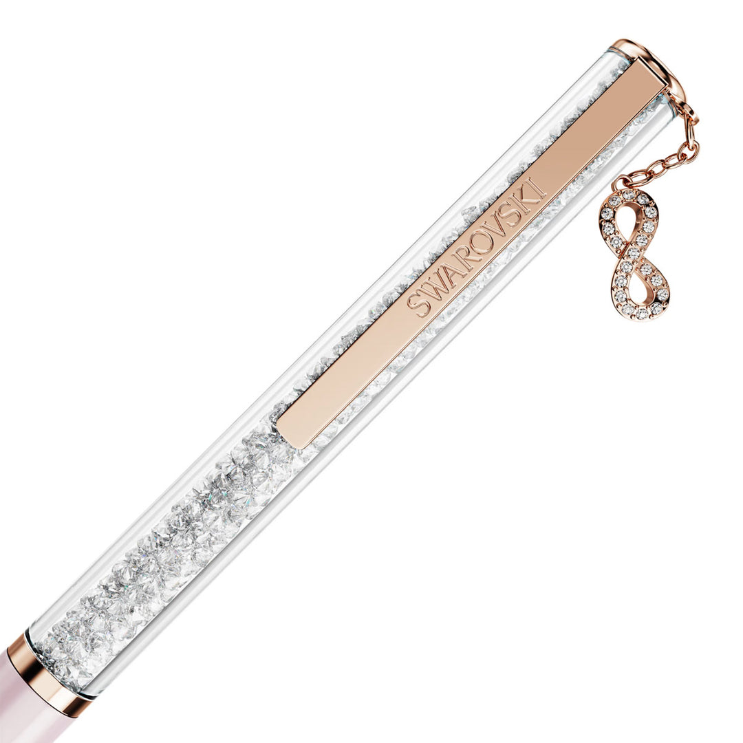 Swarovski Crystalline Kugelschreiber Unendlichkeit Rosa lackiert Roségold Legierungsschicht5728731