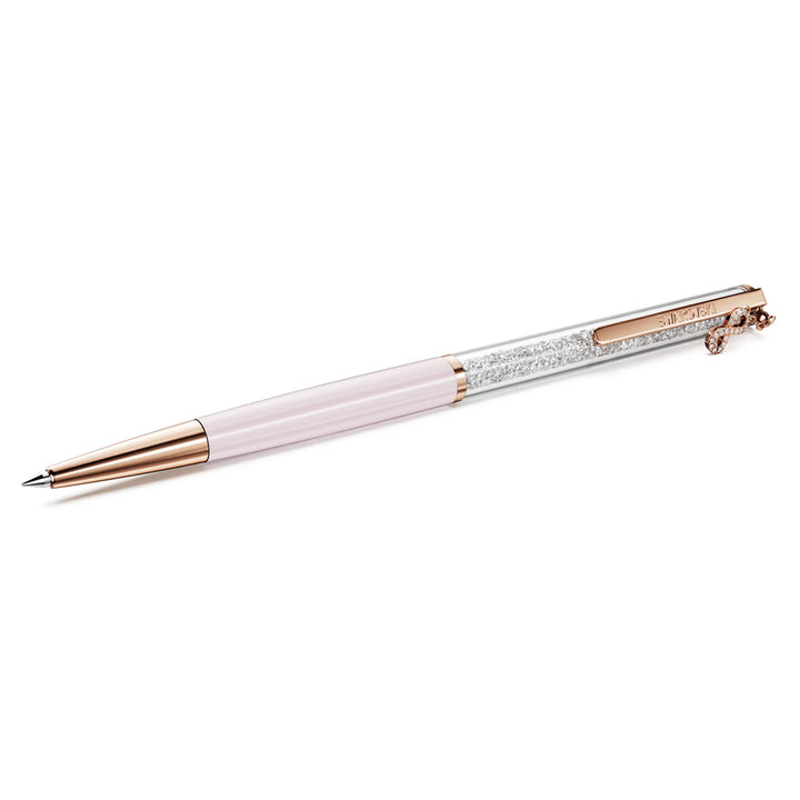 Swarovski Stylo à bille Crystalline Infini Laqué rose placage de ton or rose - 5728731