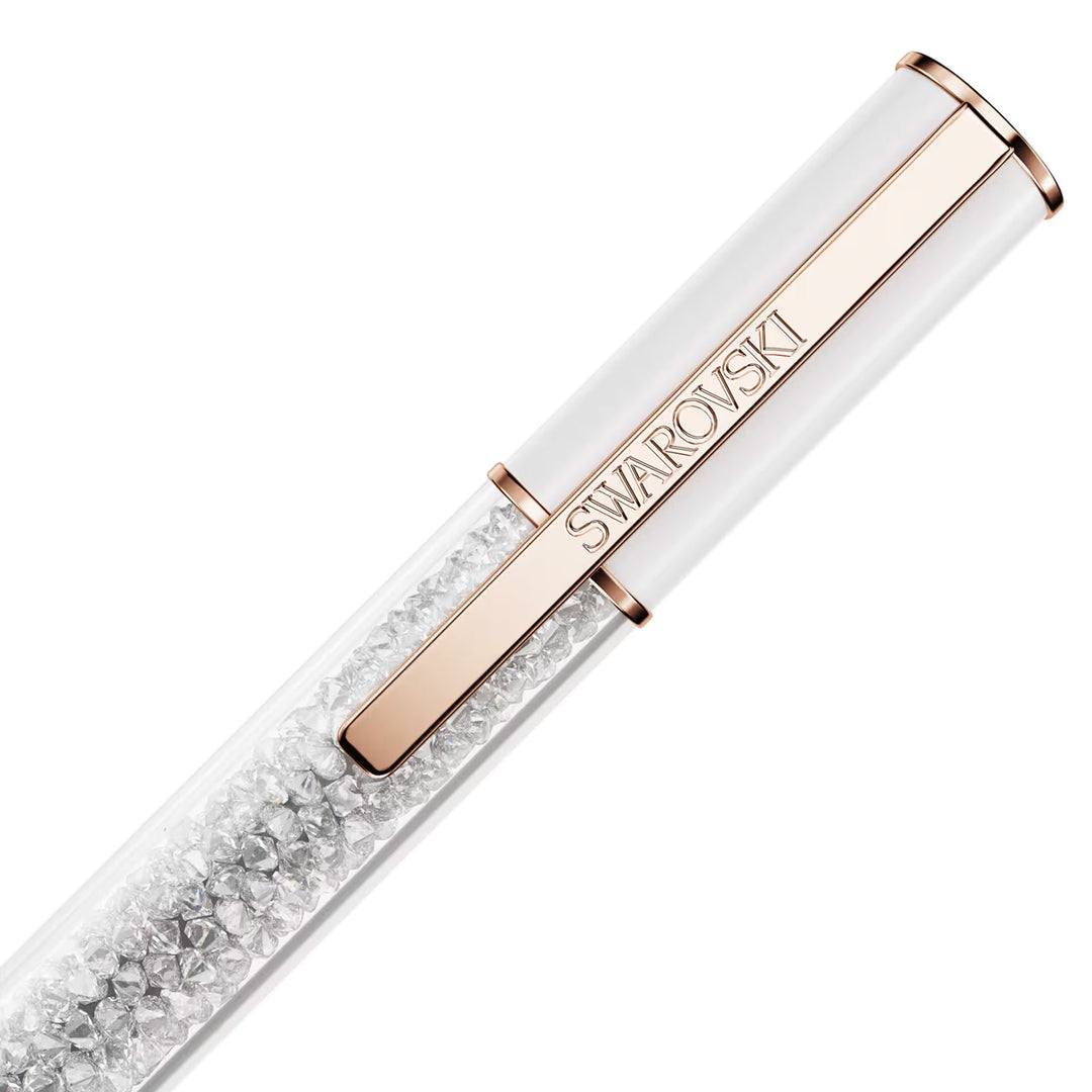 Swarovski Crystalline Kugelschreiber Weiss Roségold Legierungsschicht - 5694174