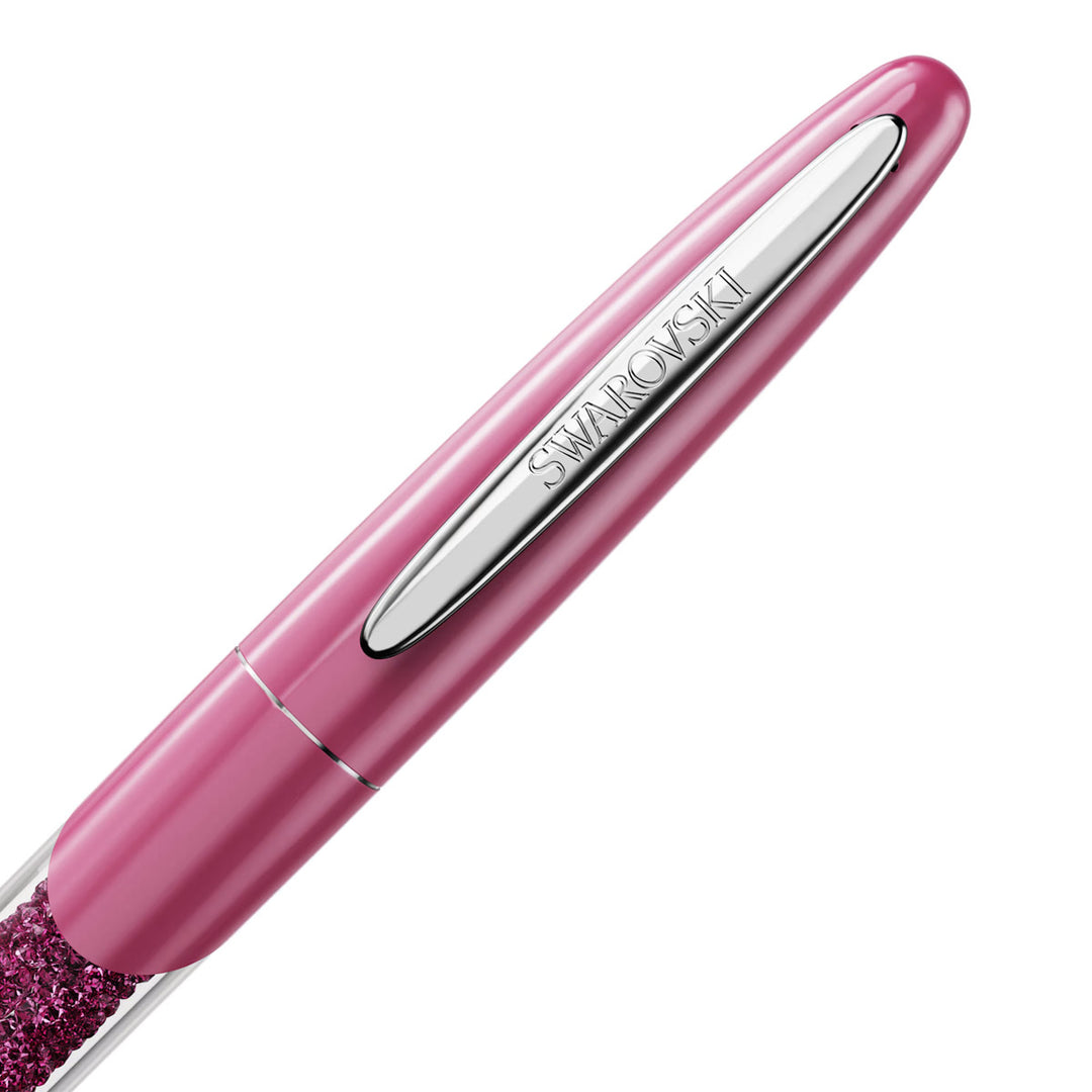 Swarovski Crystalline Tintenroller Rosa Verchromt - 5717141