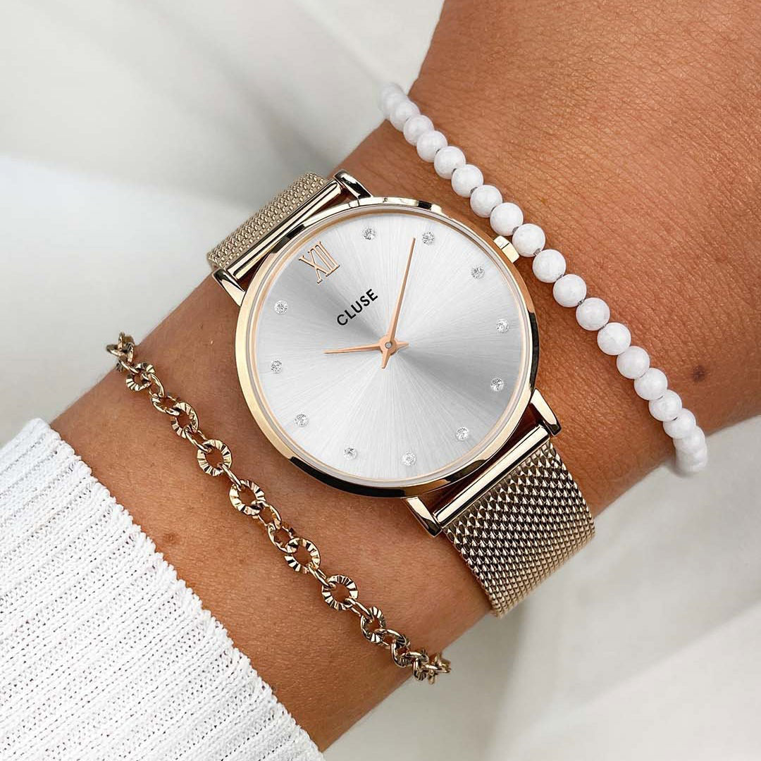 Cluse Minuit Mesh Rosé - CW10205