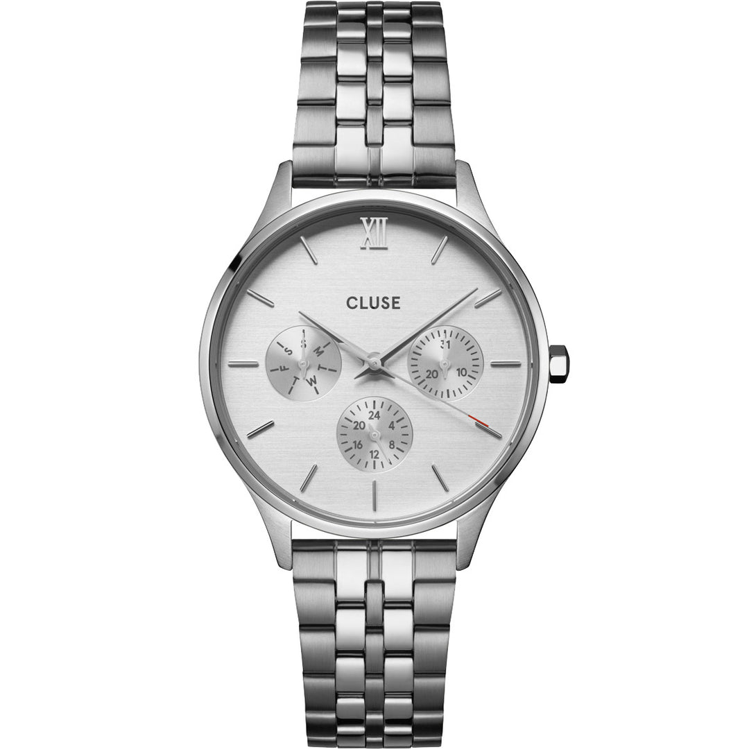 Cluse Minuit Multifunction Silver - CW10703