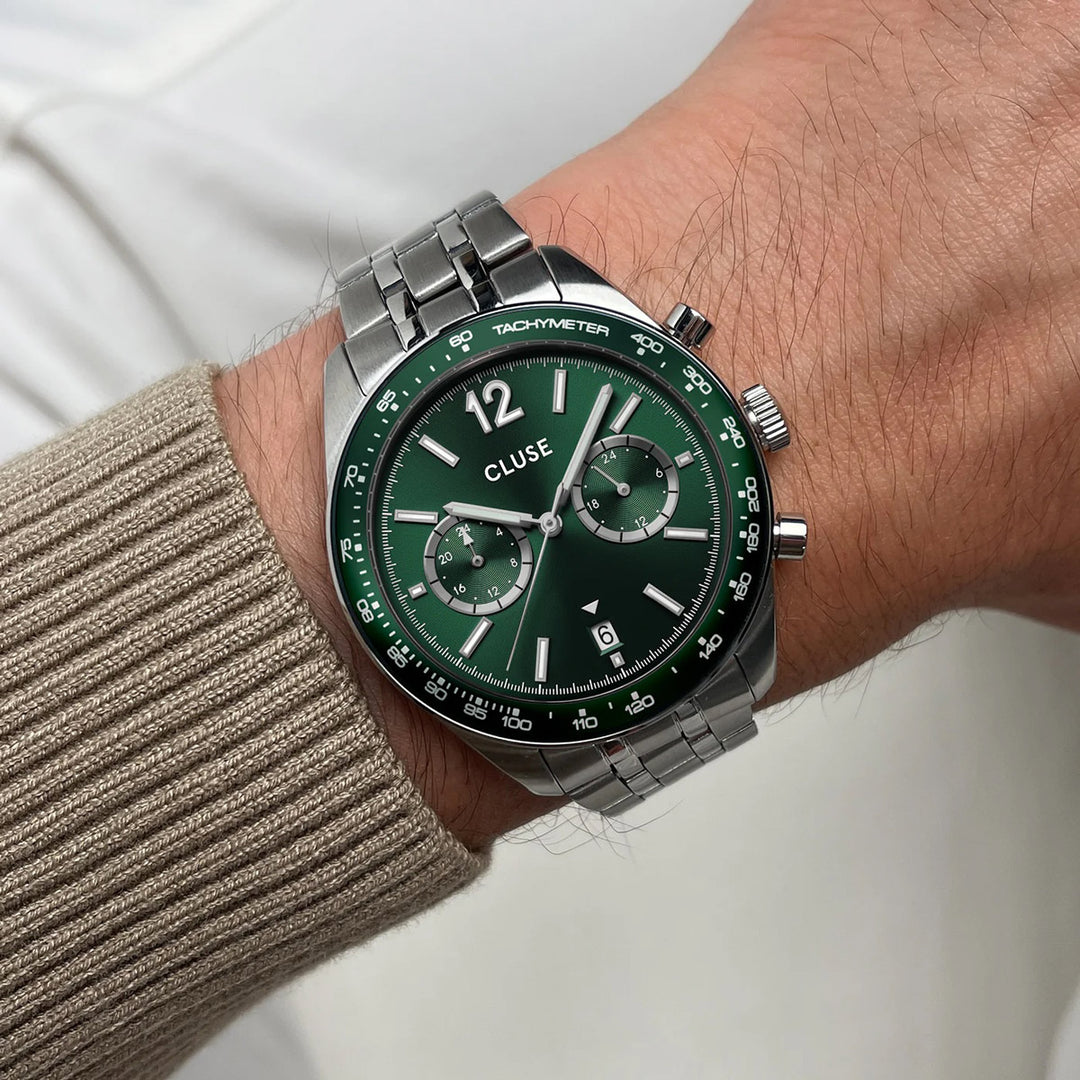 Cluse Aravis Dual Time Silver - CW25602