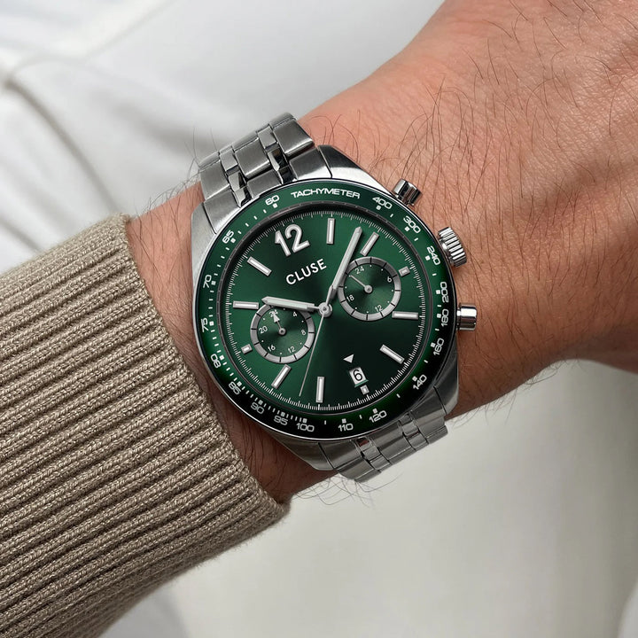 Cluse Aravis Dual Time Silver - CW25602