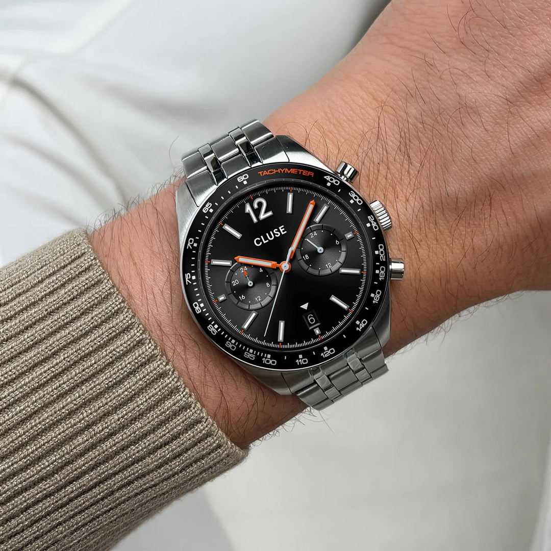 Cluse Aravis Dual Time Silver - CW25603