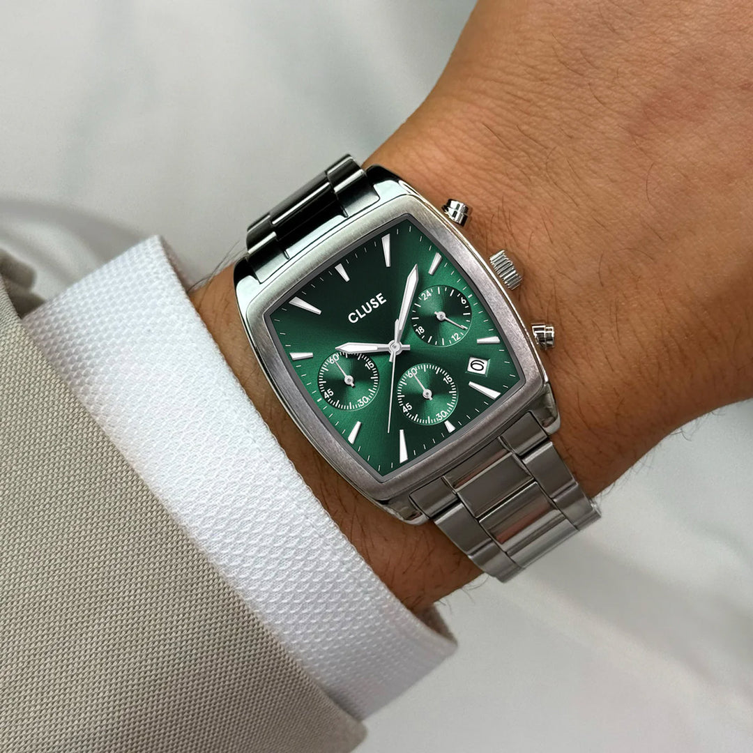 Cluse Quartaut Chrono Silver - CW52002