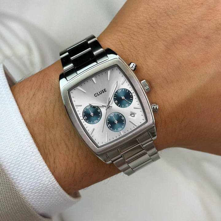 Cluse Quartaut Chrono Silver - CW52003