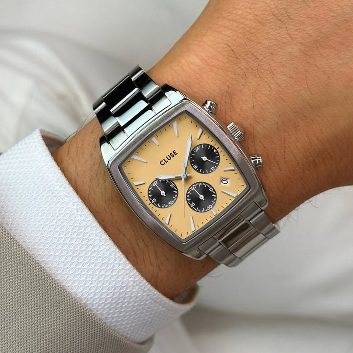Cluse Quartaut Chrono Silver - CW52004