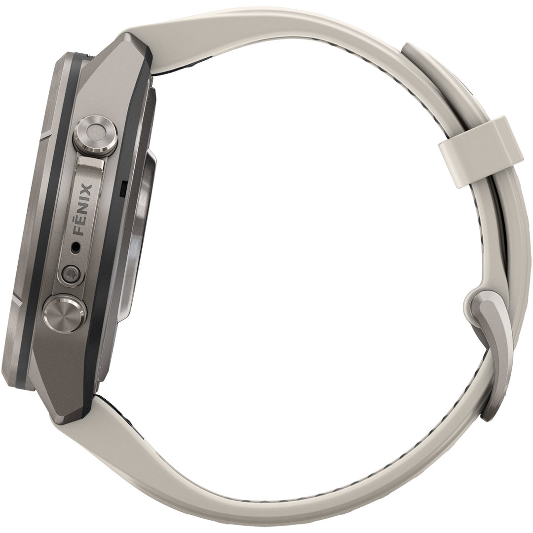 Garmin Fenix 9 Pro inReach Amoled Titanium Fog Gray (43 mm) - 010-04335-81