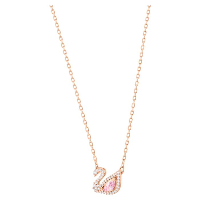 Swarovski Swan Halskette Schwan Rosa Roségold Legierungsschicht - 5469989