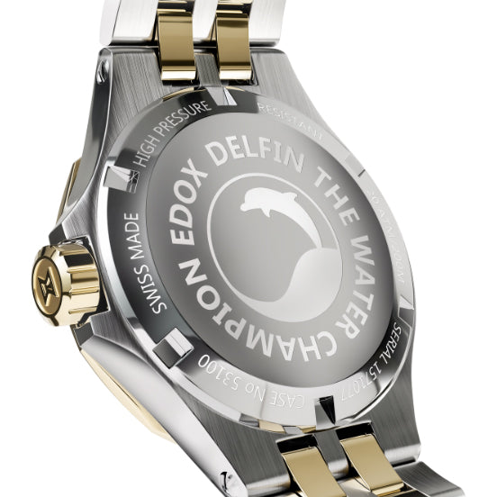 Edox Delfin Diver Date Lady - 53100 357JM NADND