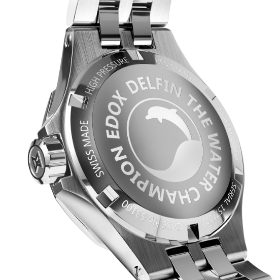 Edox Delfin Diver Date Lady - 53100 3M NAND