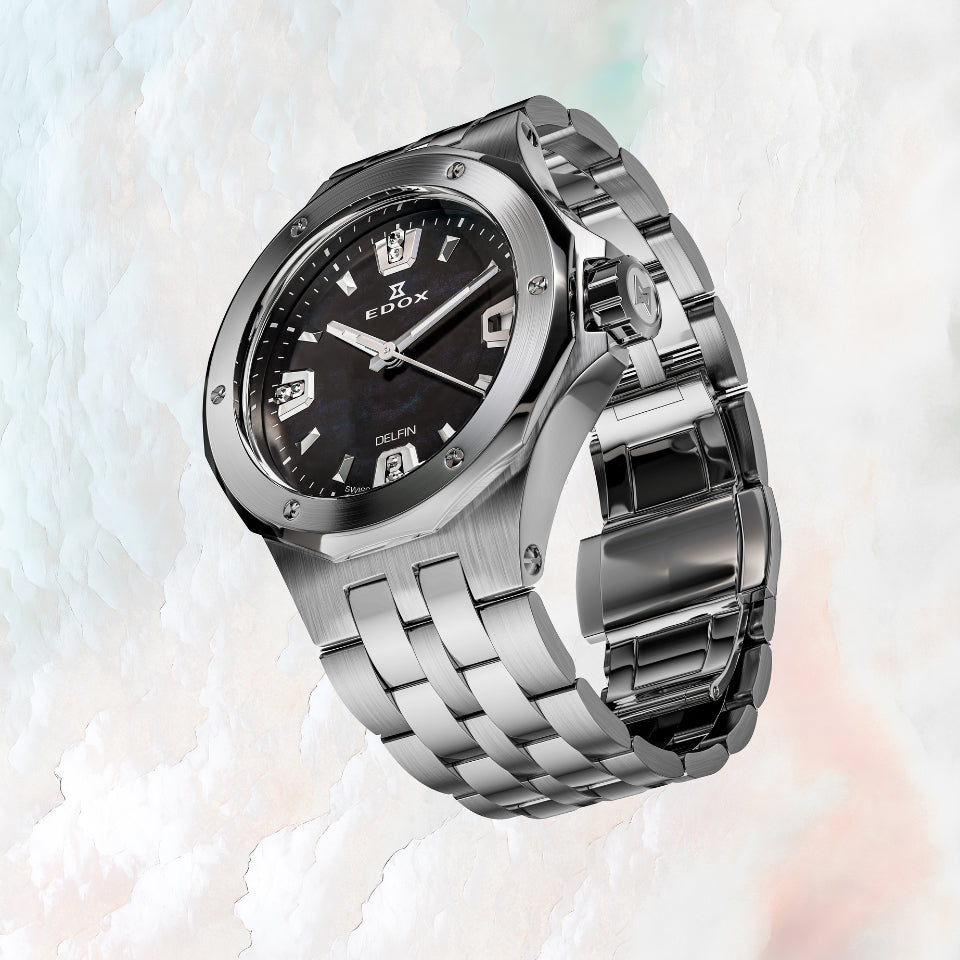 Edox Delfin Diver Date Lady - 53100 3M NANND