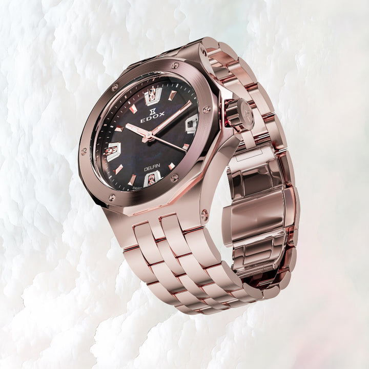 Edox Delfin Diver Date Lady - 53100 37RM NANRND