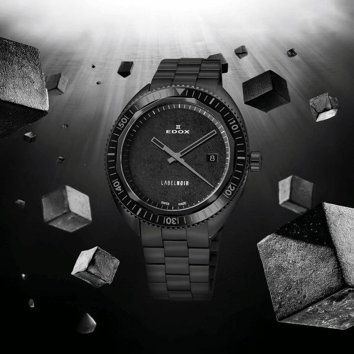Edox Hydro-Sub Date Automatic Label Noir Limited Edition - 80128 37NLNM NLN